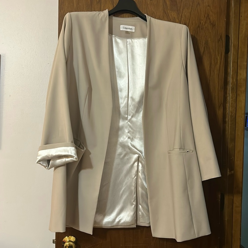 Calvin Klein long blazer